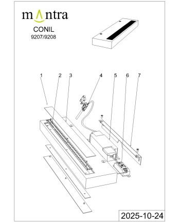 CONIL * APLIQUE LED 30W CCT DIM BLANCO